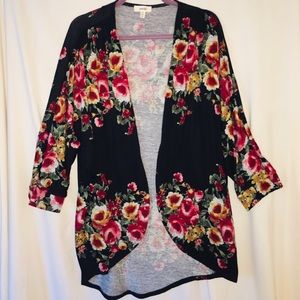 Large floral cardigan meraki